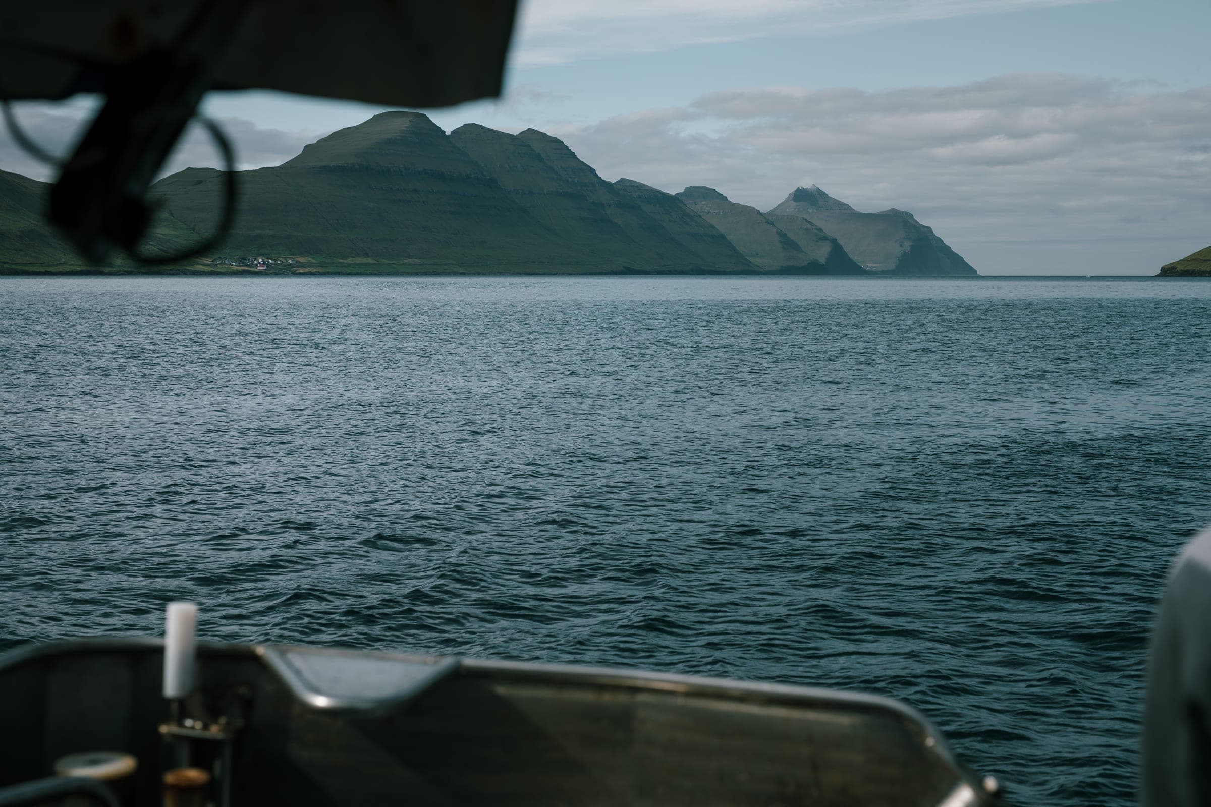 Open sea between the islands