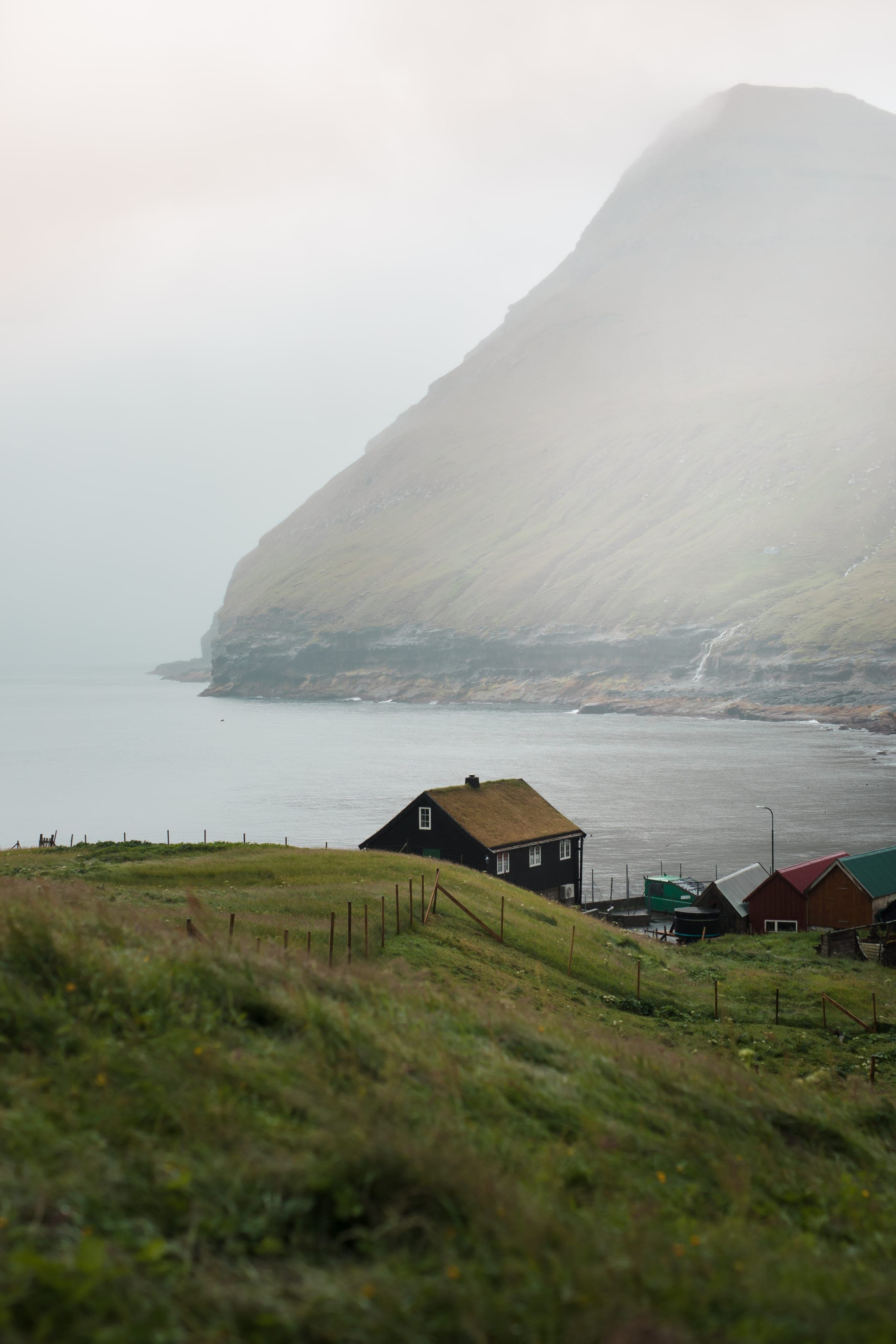 Village from the cliffs